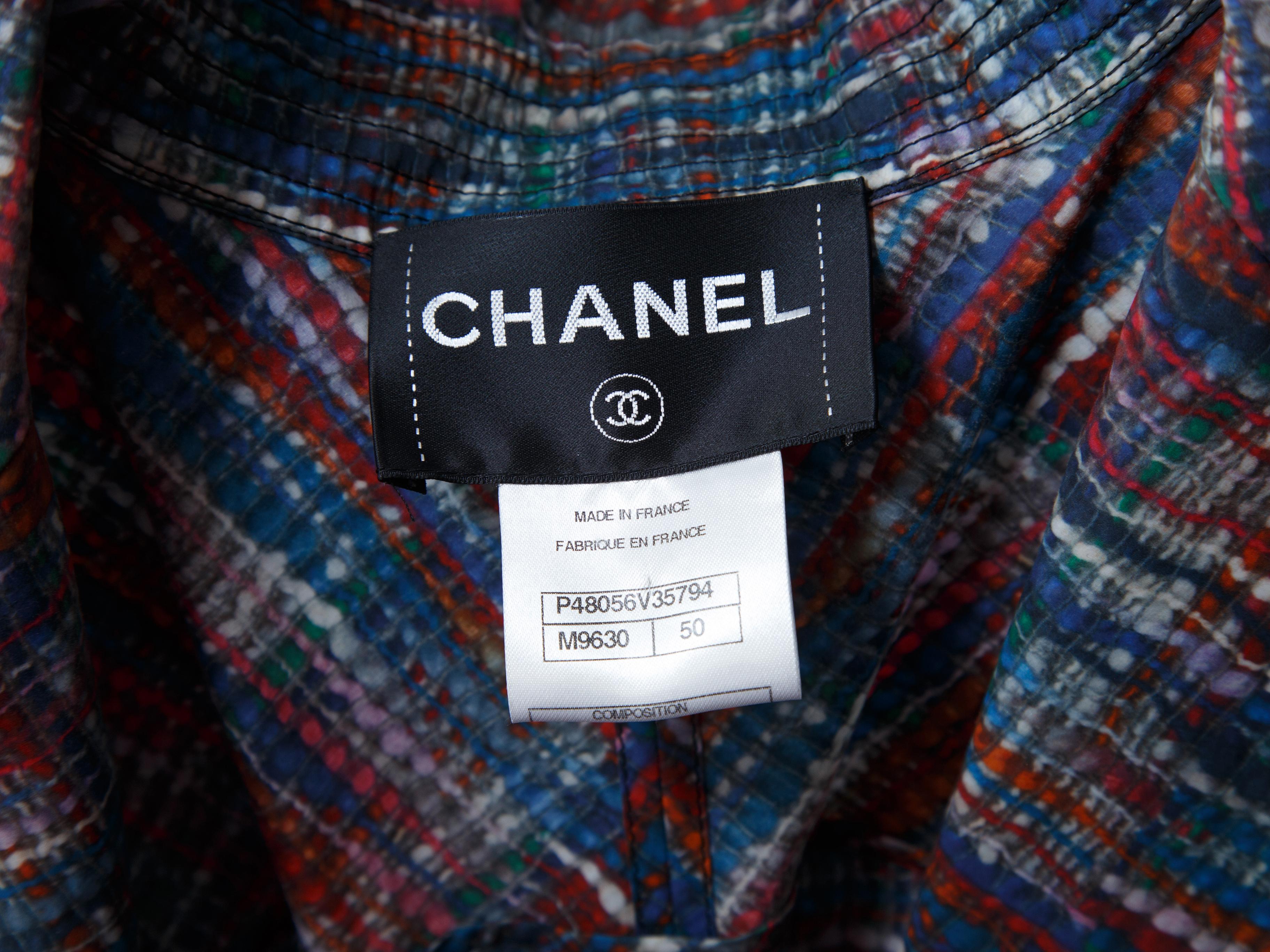 Chanel Multicolor Trench Coat In Good Condition In New York, NY
