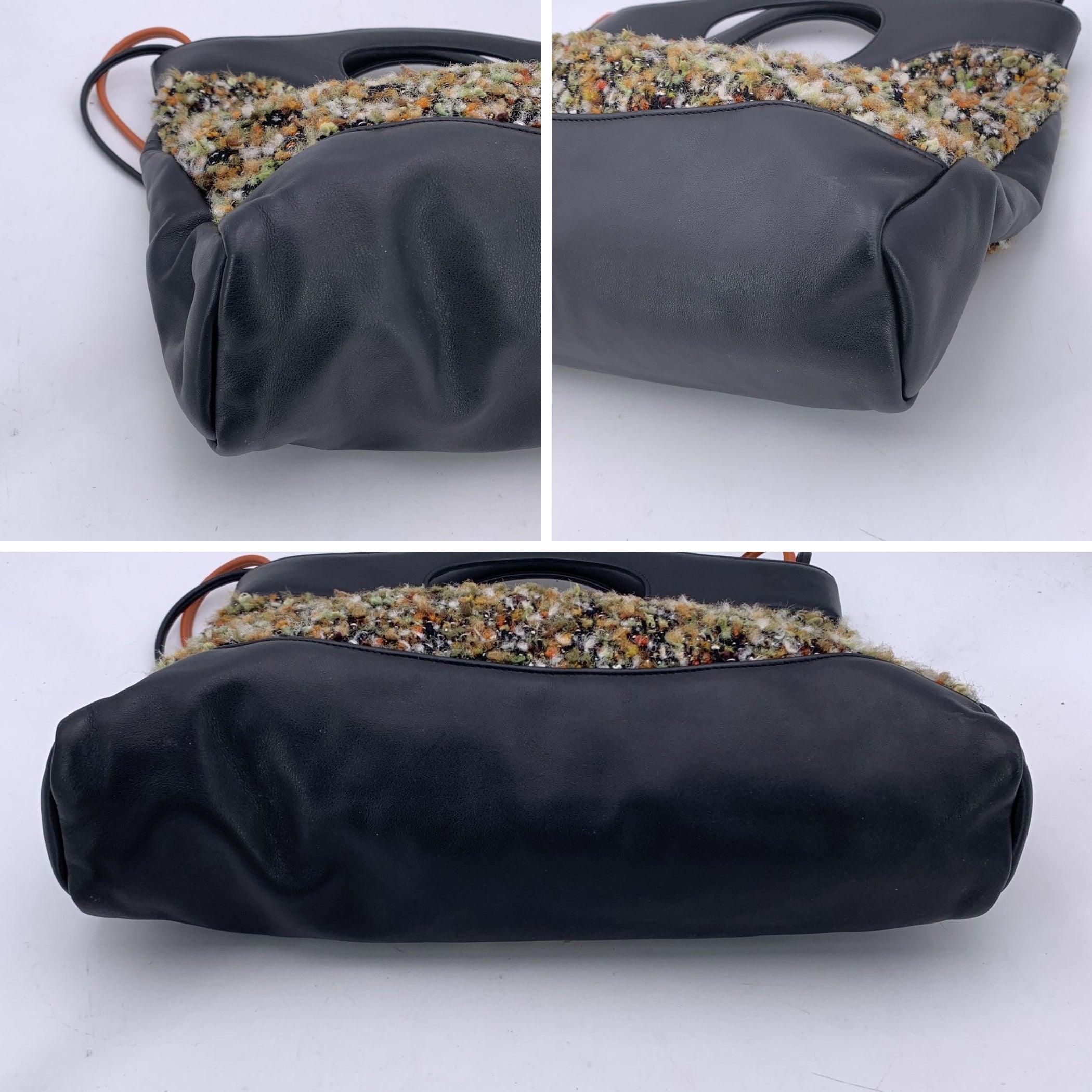 Women's Chanel Multicolor Tweed and Black Leather Large 31 Shopping Bag