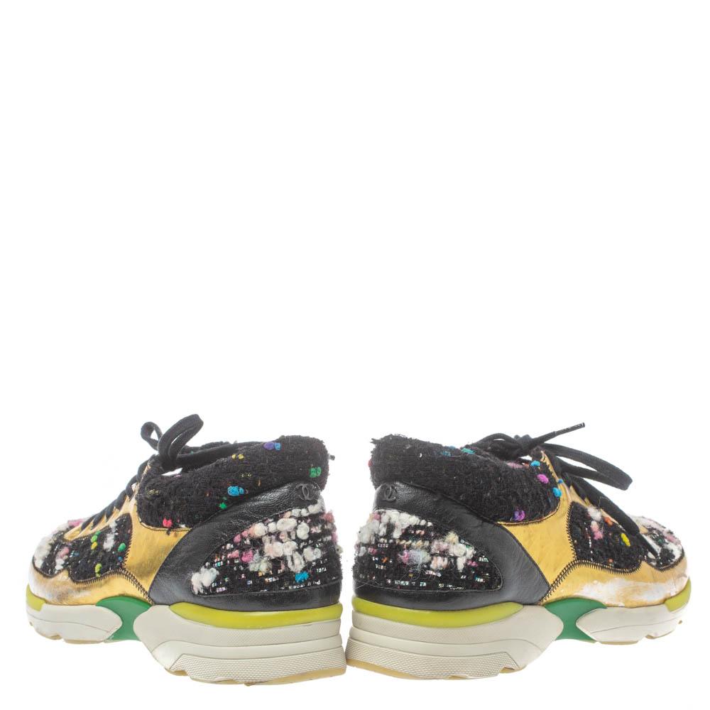 chanel colorful sneakers