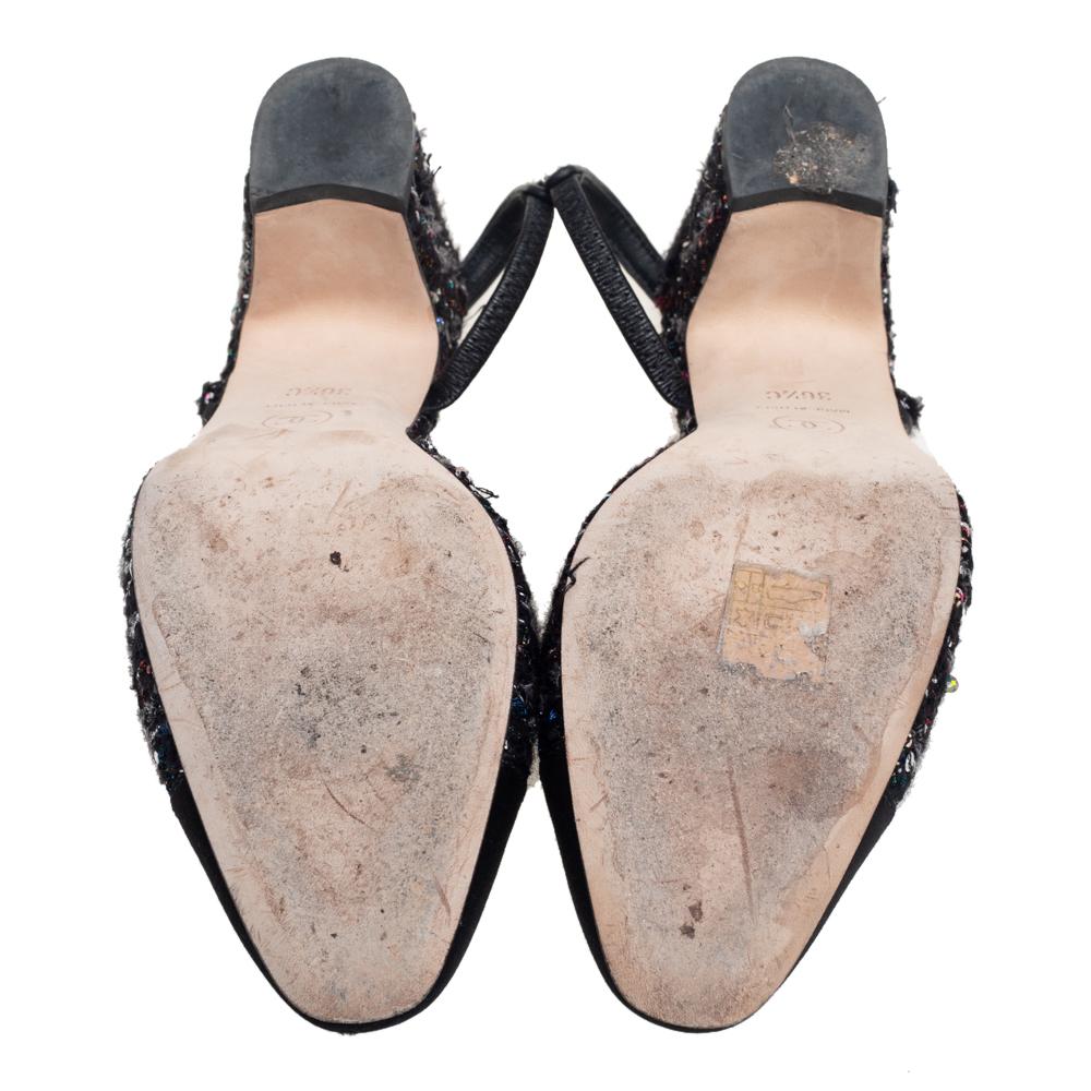 slingback chanel tweed