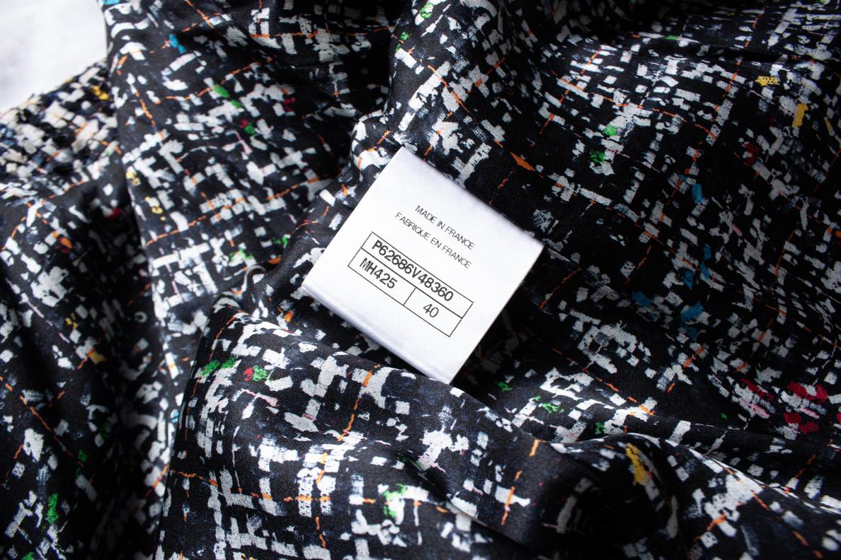 Chanel, multicolor tweed jacket 2