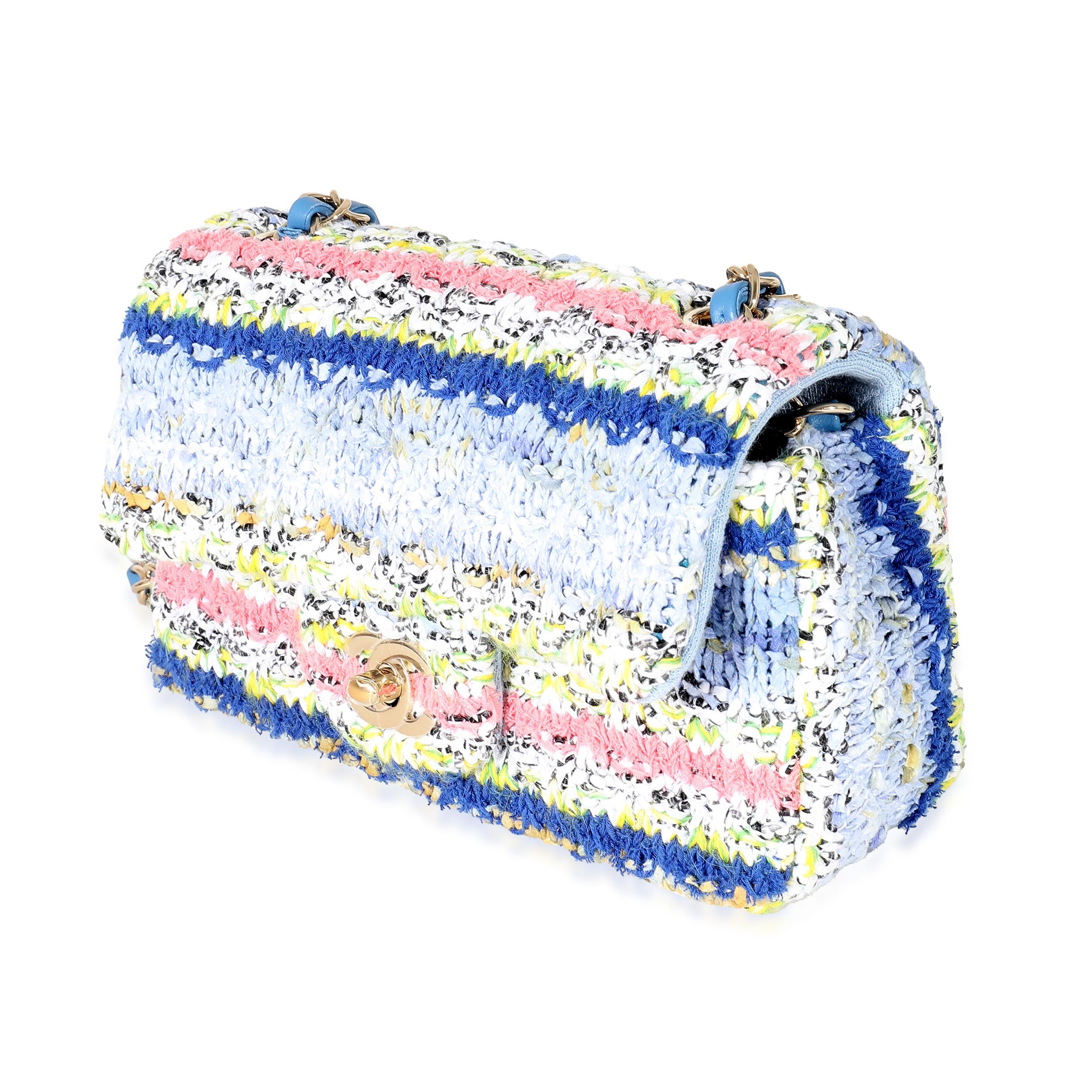 Women's Chanel Multicolor Tweed Mini Rectangular Flap Bag For Sale
