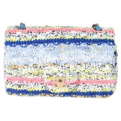 Chanel Multicolor Tweed Mini Rectangular Flap Bag