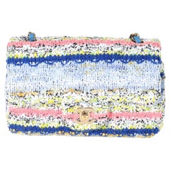 Chanel Multicolor Tweed Mini Rectangular Flap Bag