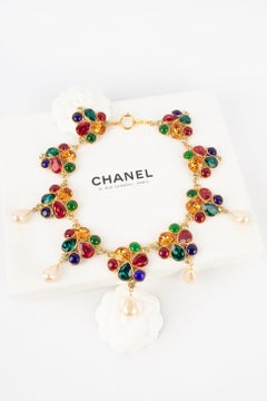 Chanel Multicolored Rhinestones Necklace, 2cc6