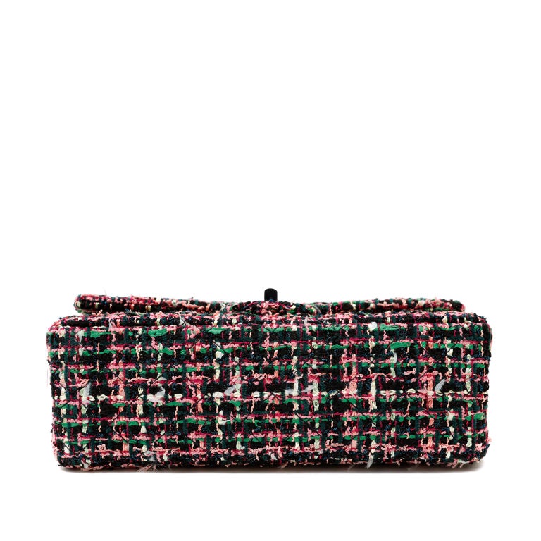 Women's Chanel Multicolored Tweed Reissue  Medium Flap Bag For Sale