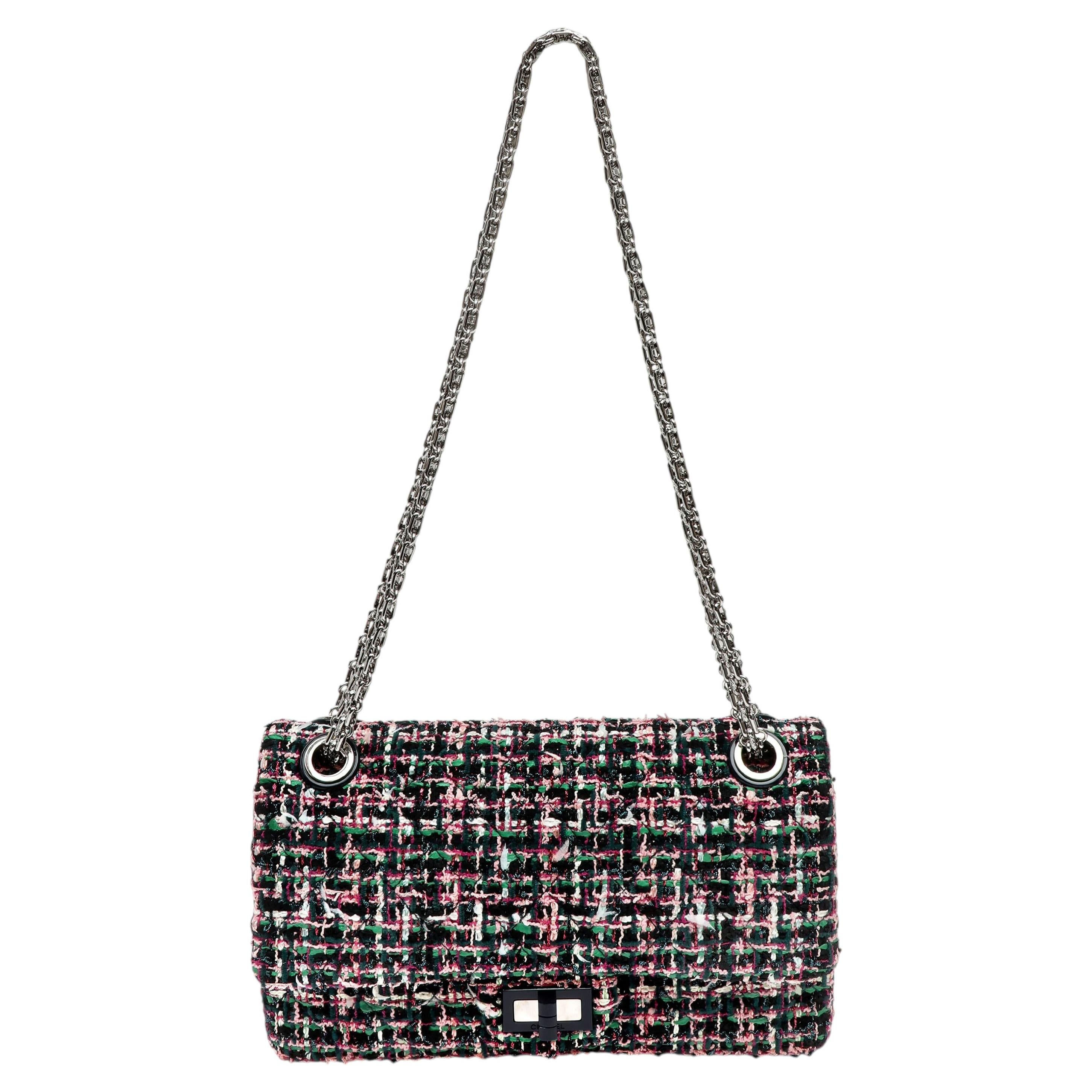 Chanel Multicolored Tweed Reissue Medium Flap Bag
