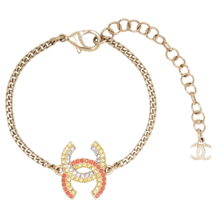 Chanel Multicolour Embellished Bracelet For Sale