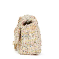 Chanel Multicolour Embellished Tweed Fabric Garden Party Charm 2.55 Reissue 224