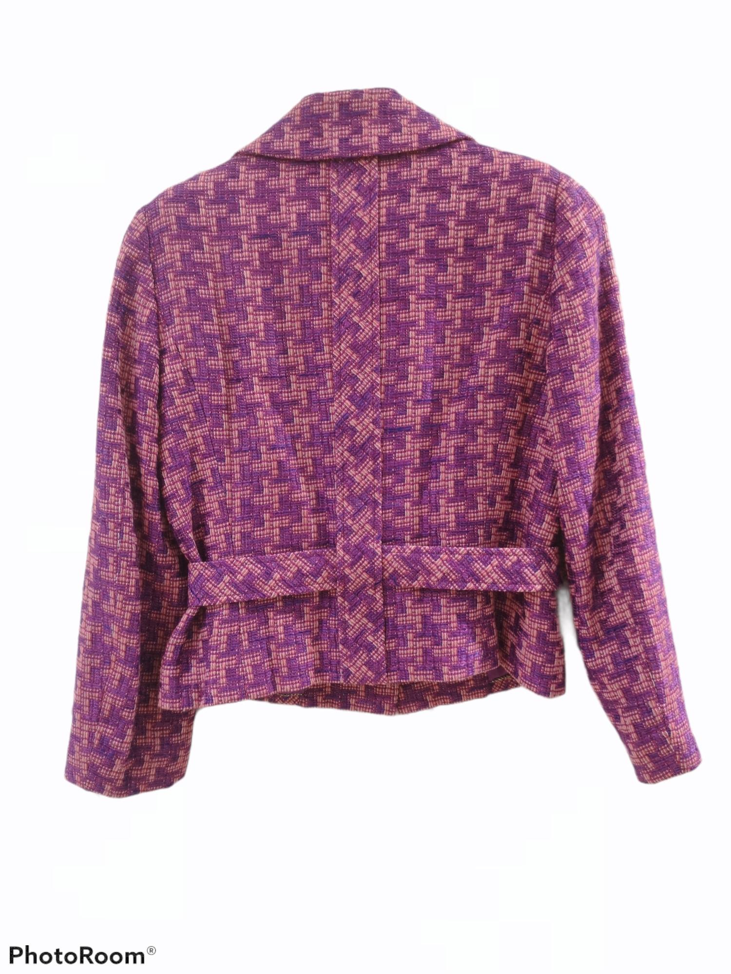 Chanel multicoloured purple pink jacket In Excellent Condition In Capri, IT