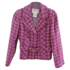 Chanel multicoloured purple pink jacket
