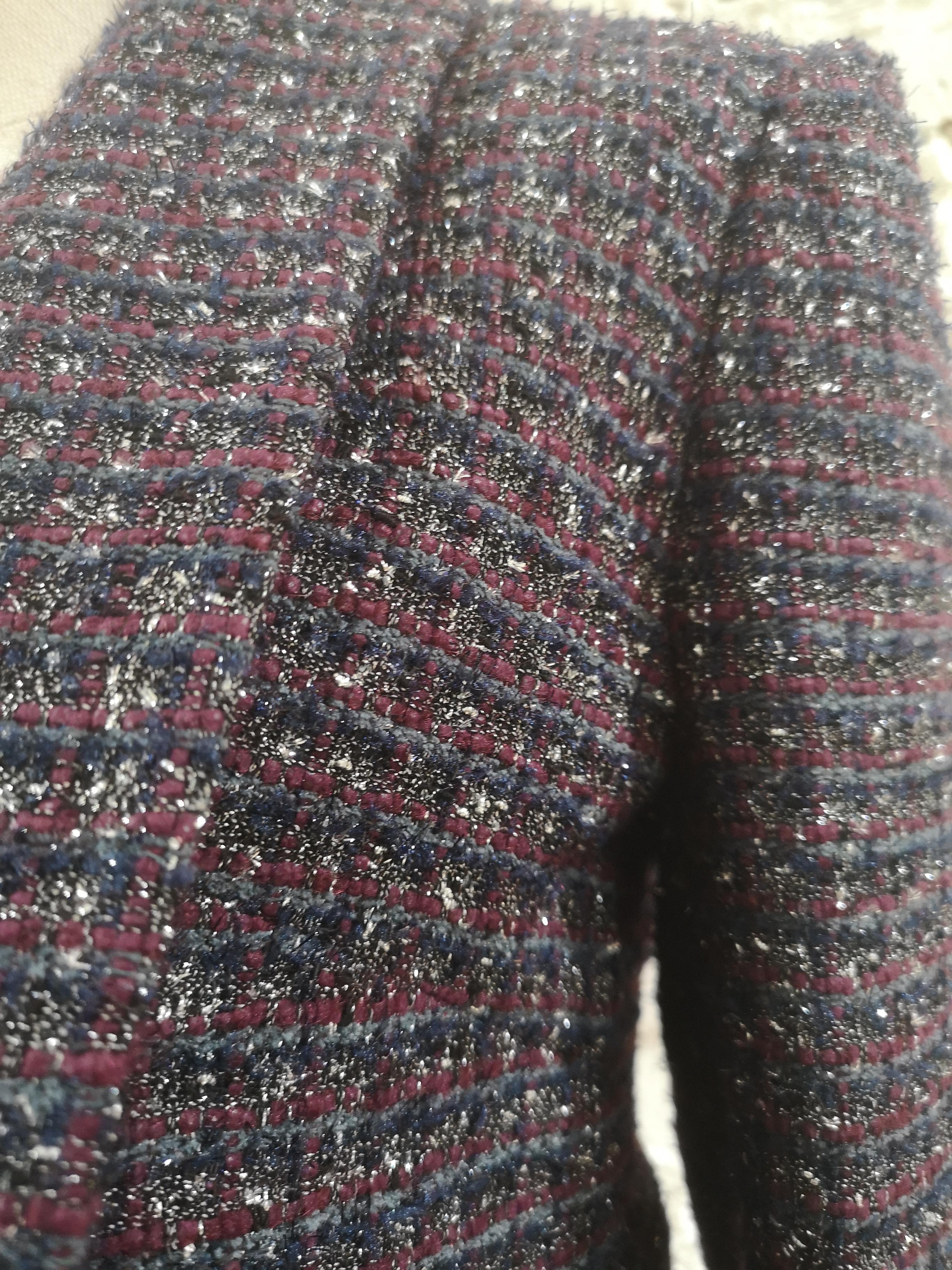 Women's Chanel multicoloured tweed jacket