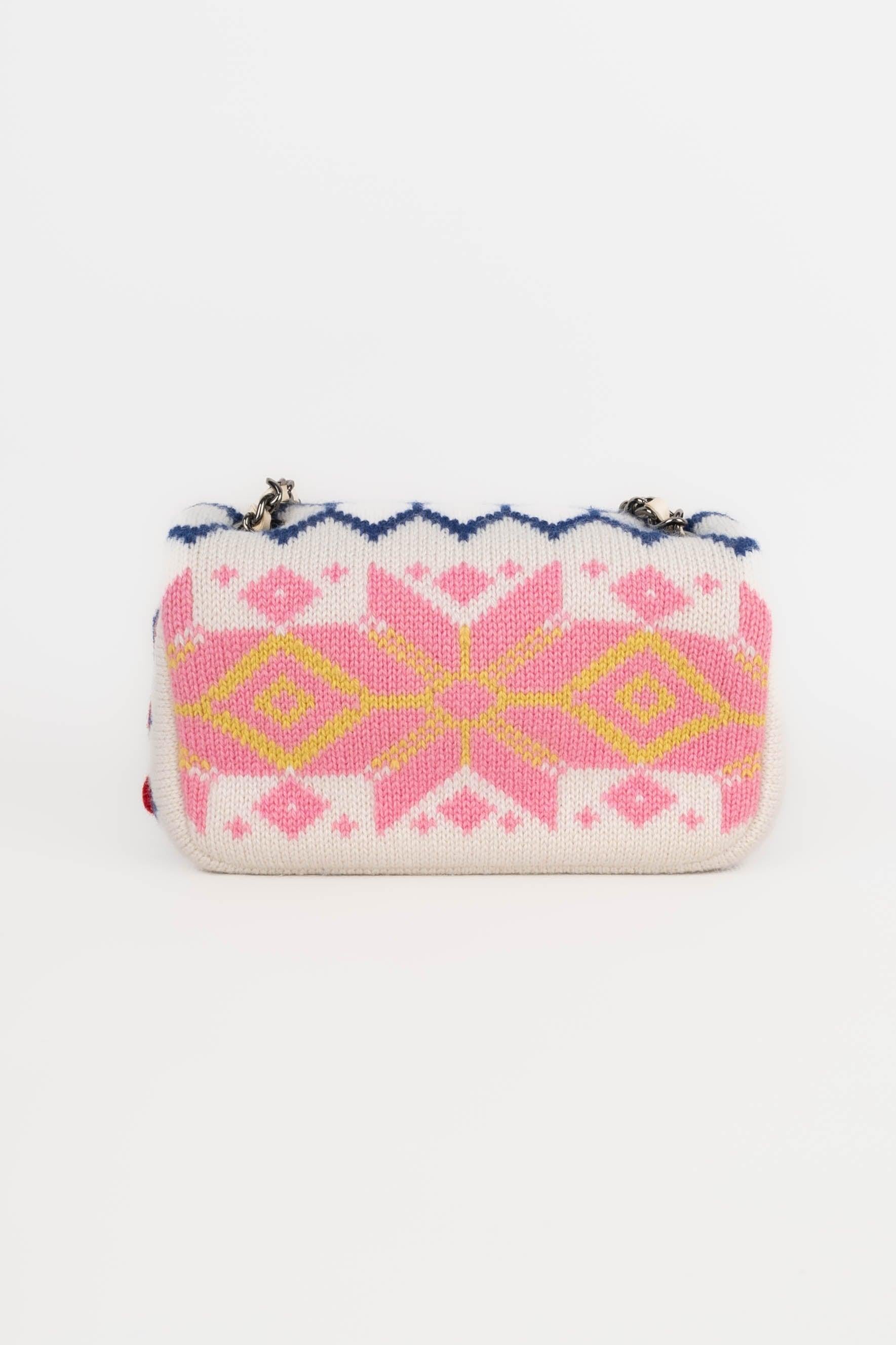 Chanel - Mini sac en laine multicolore « Paris-Salzburg » 2015 5