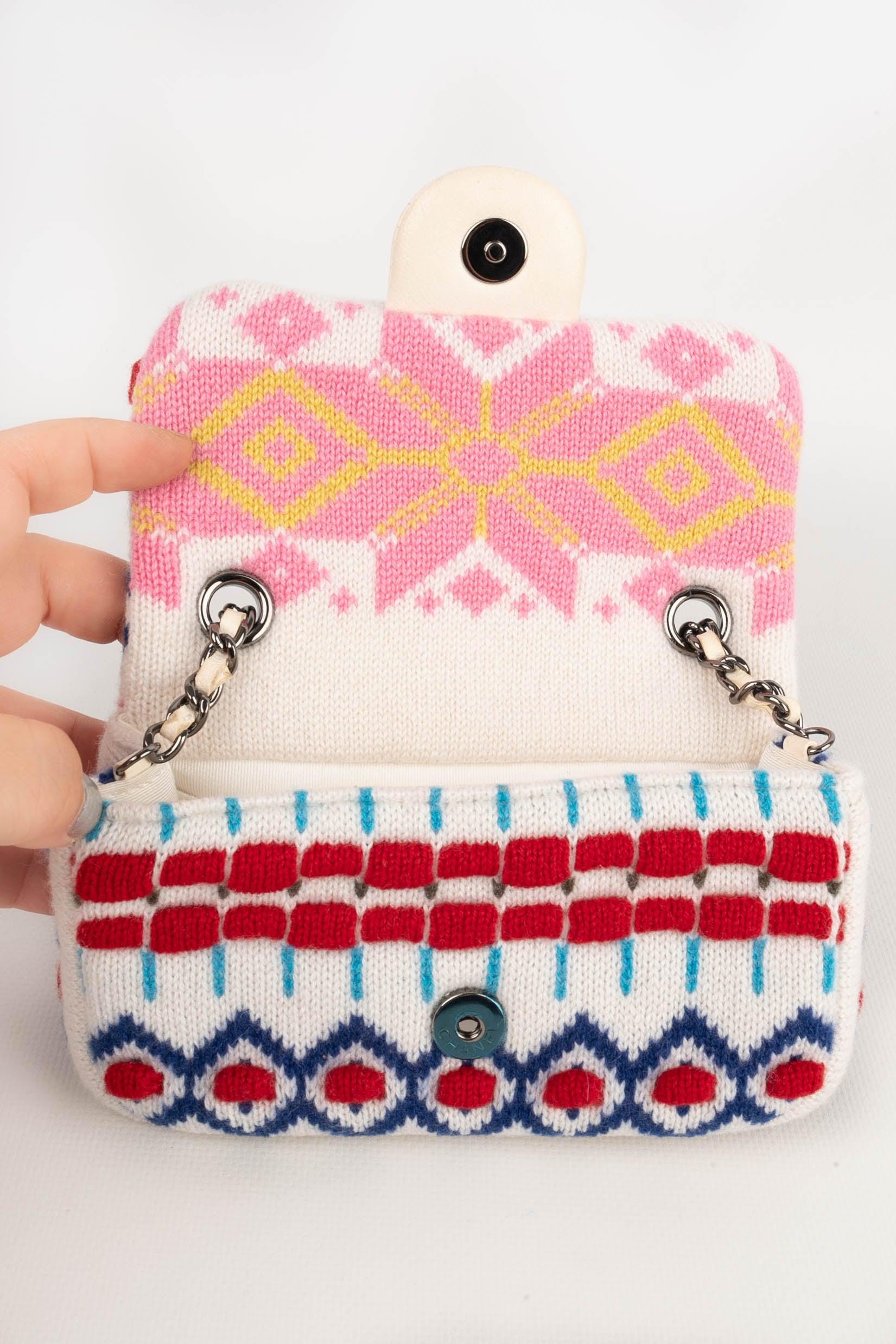 Chanel - Mini sac en laine multicolore « Paris-Salzburg » 2015 8