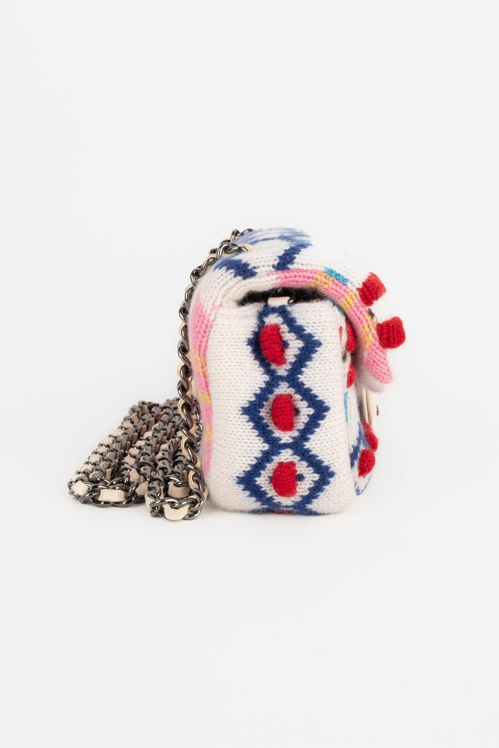 Chanel - Mini sac en laine multicolore « Paris-Salzburg » 2015 2