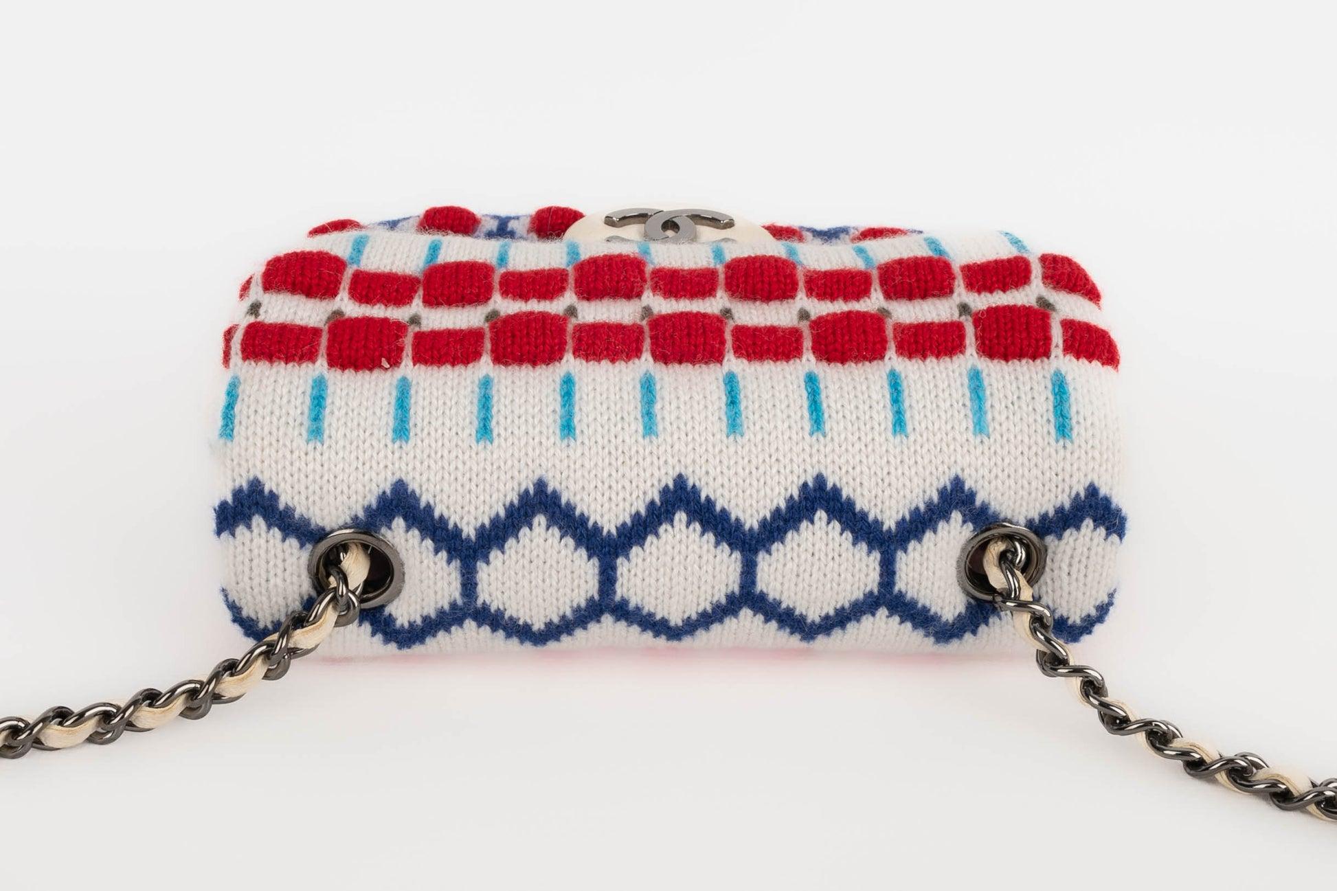 Chanel - Mini sac en laine multicolore « Paris-Salzburg » 2015 3