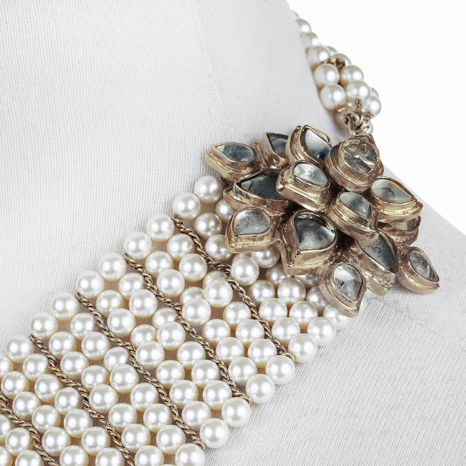 pearl bib necklace
