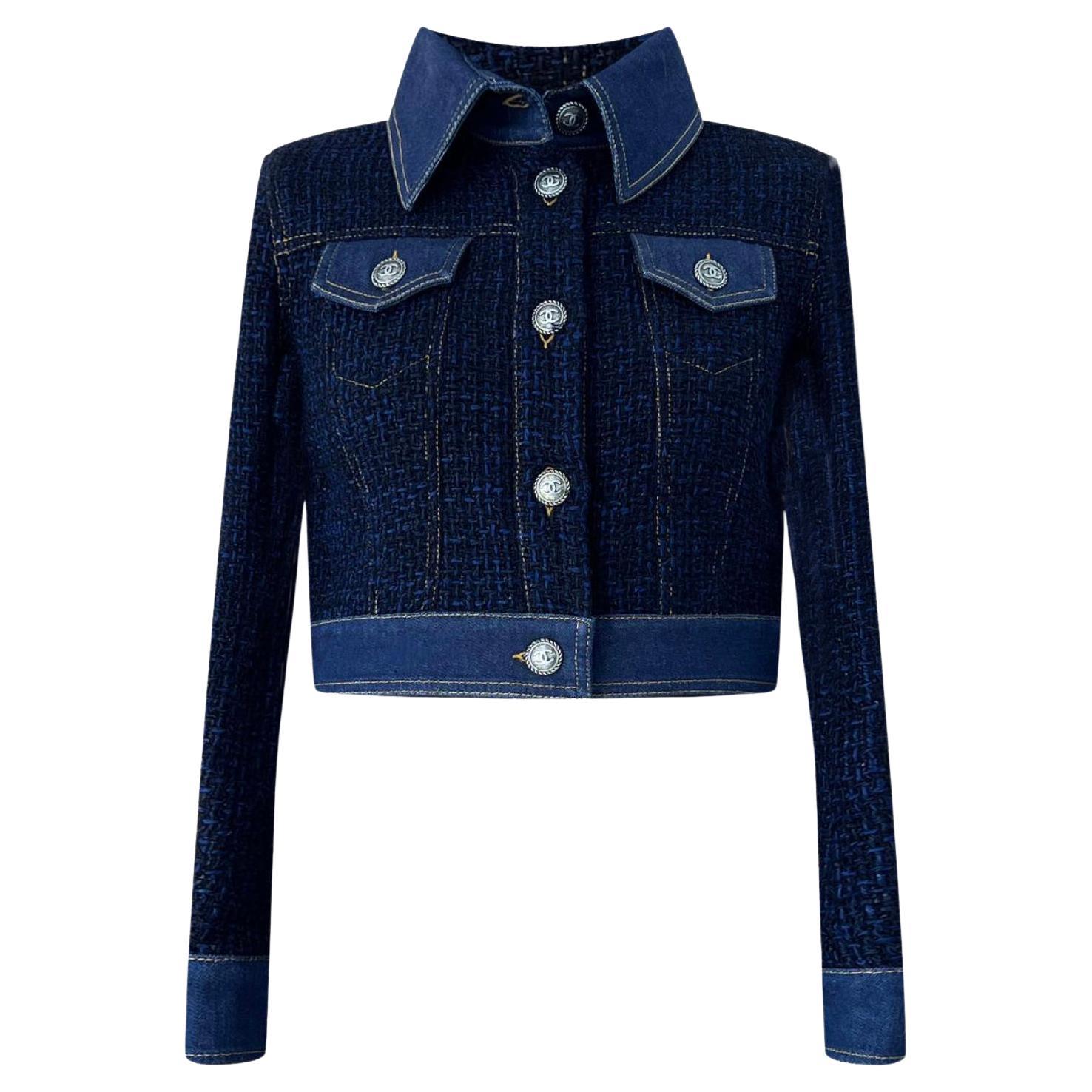 Chanel Must Have Ad Campaign Lesage Tweed Jacket For Sale