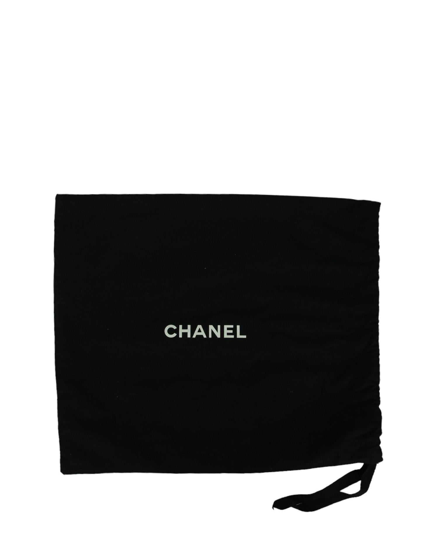 Chanel Bolso Crossbody de Asa Acolchada de Piel de Cordero Amarillo Mostaza 5