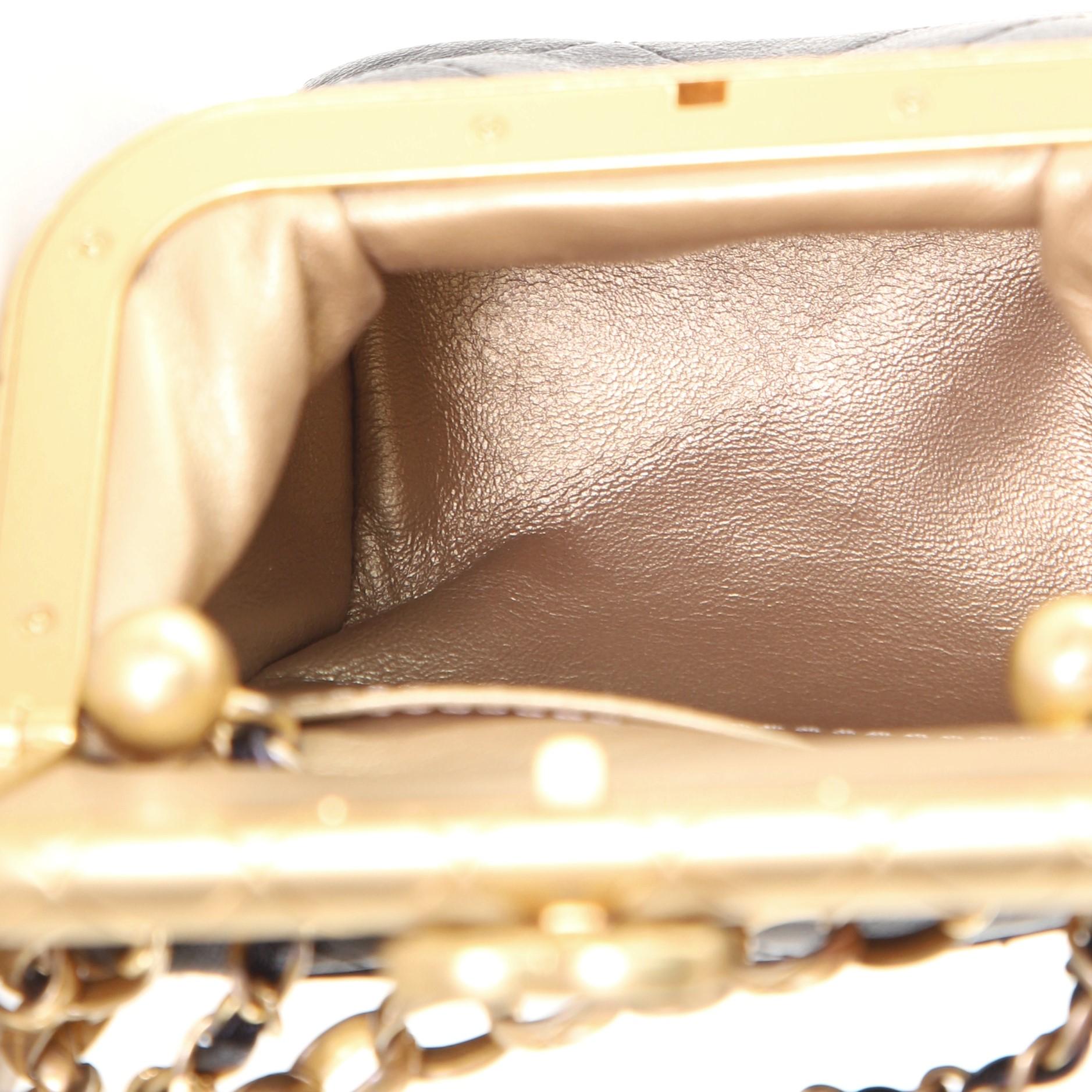 Chanel My Crush Bag Quilted Lambskin Micro In Good Condition In NY, NY