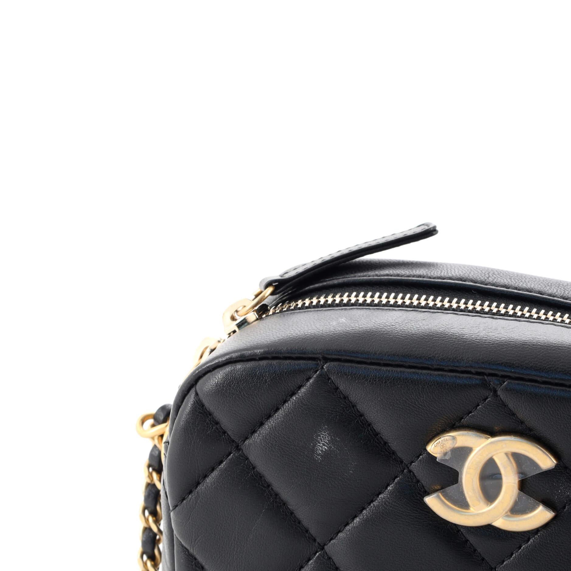 Chanel My Perfect Adjustable Chain Camera Bag Quilted Lambskin with Pearl 1