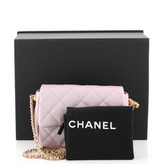 Chanel My Perfect Adjustable Chain Flap Bag Quilted Iridescent Caviar Mini