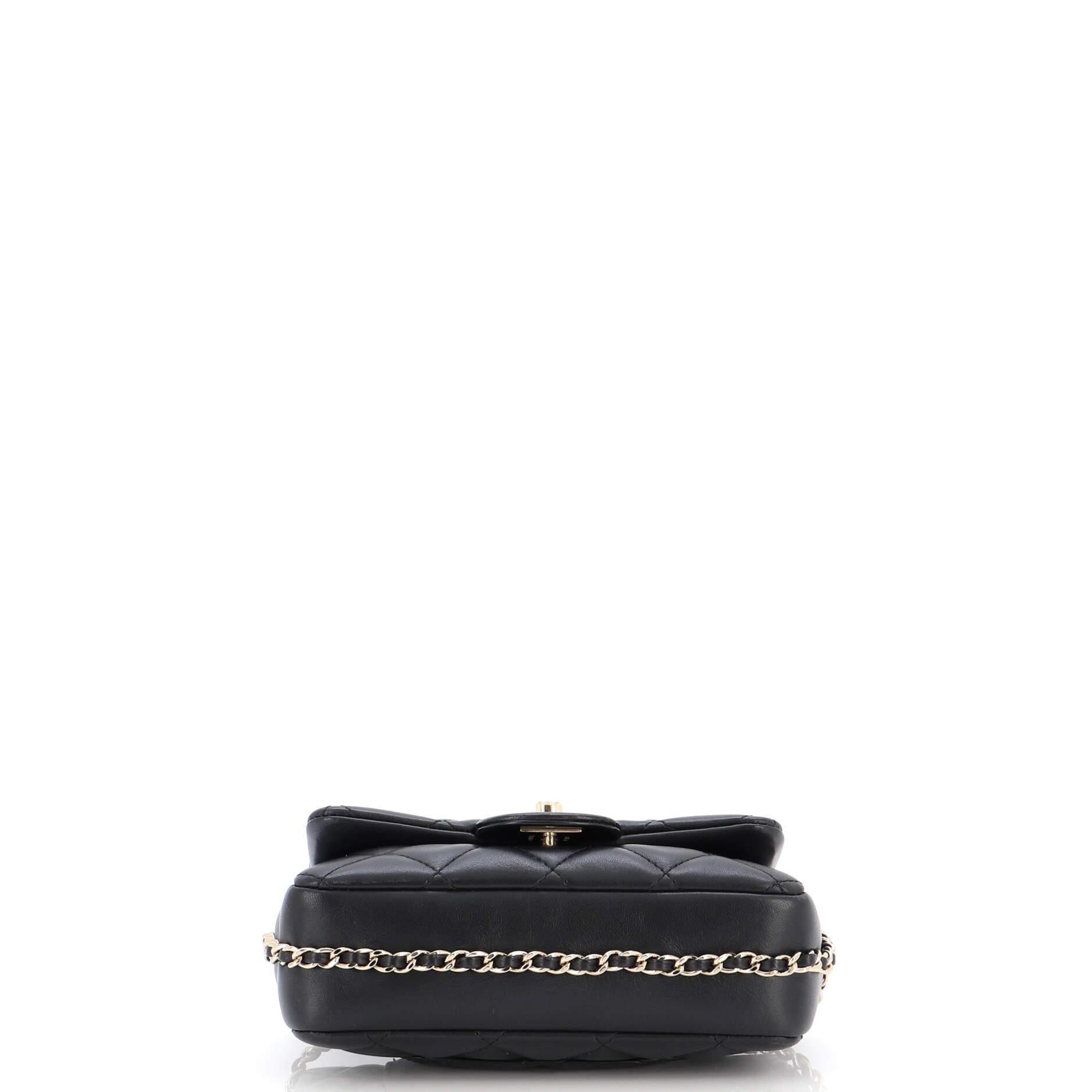 Chanel My Precious Pearls Chain Flap Bag Quilted Lambskin Small 1