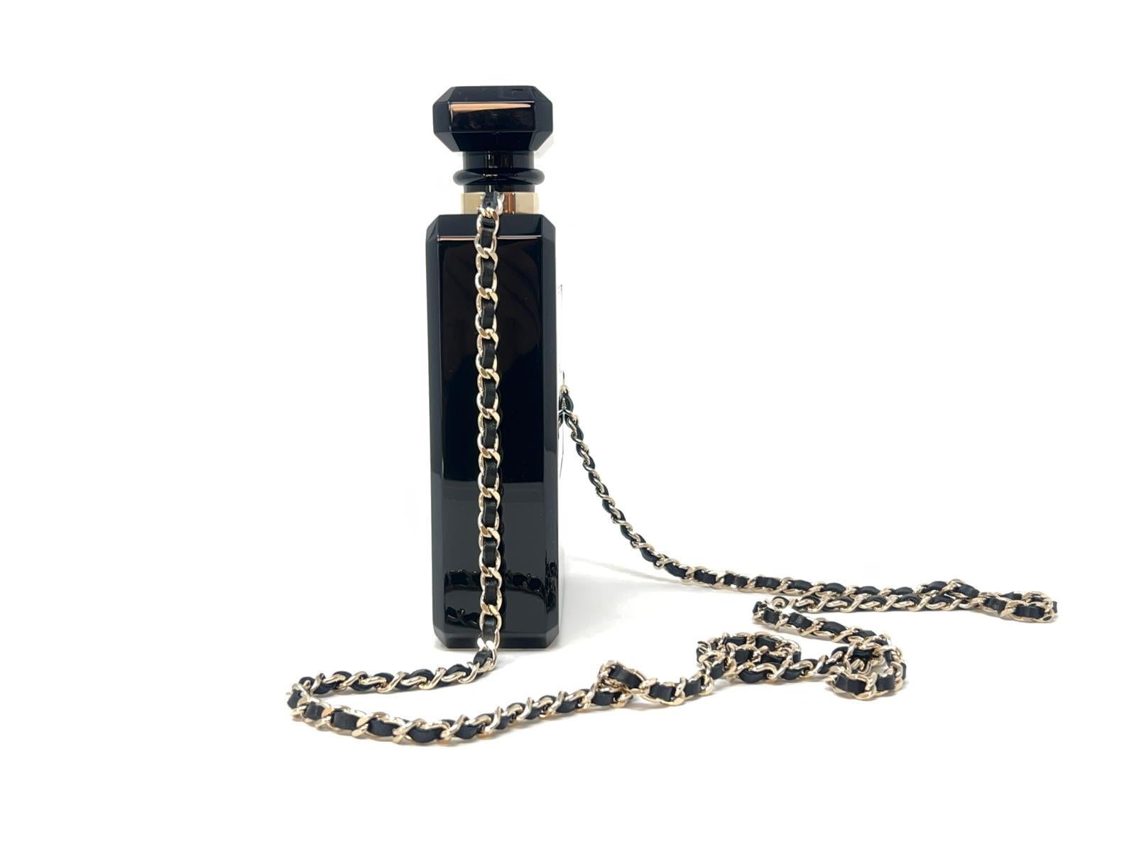Chanel N5 Black Perfume Bottle Minaudière Cruise Collection 2013 11