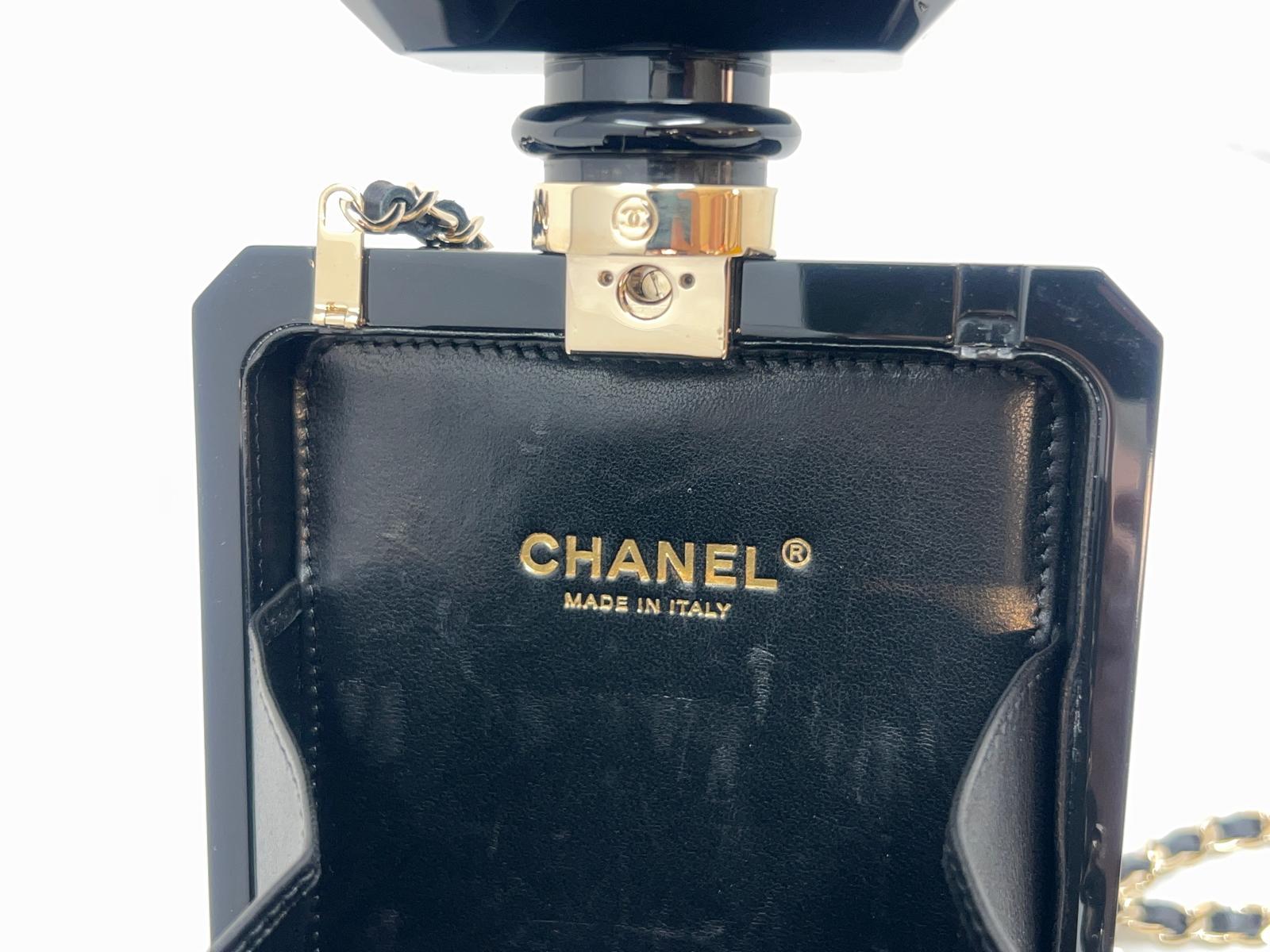 Chanel N5 Black Perfume Bottle Minaudière Cruise Collection 2013 5