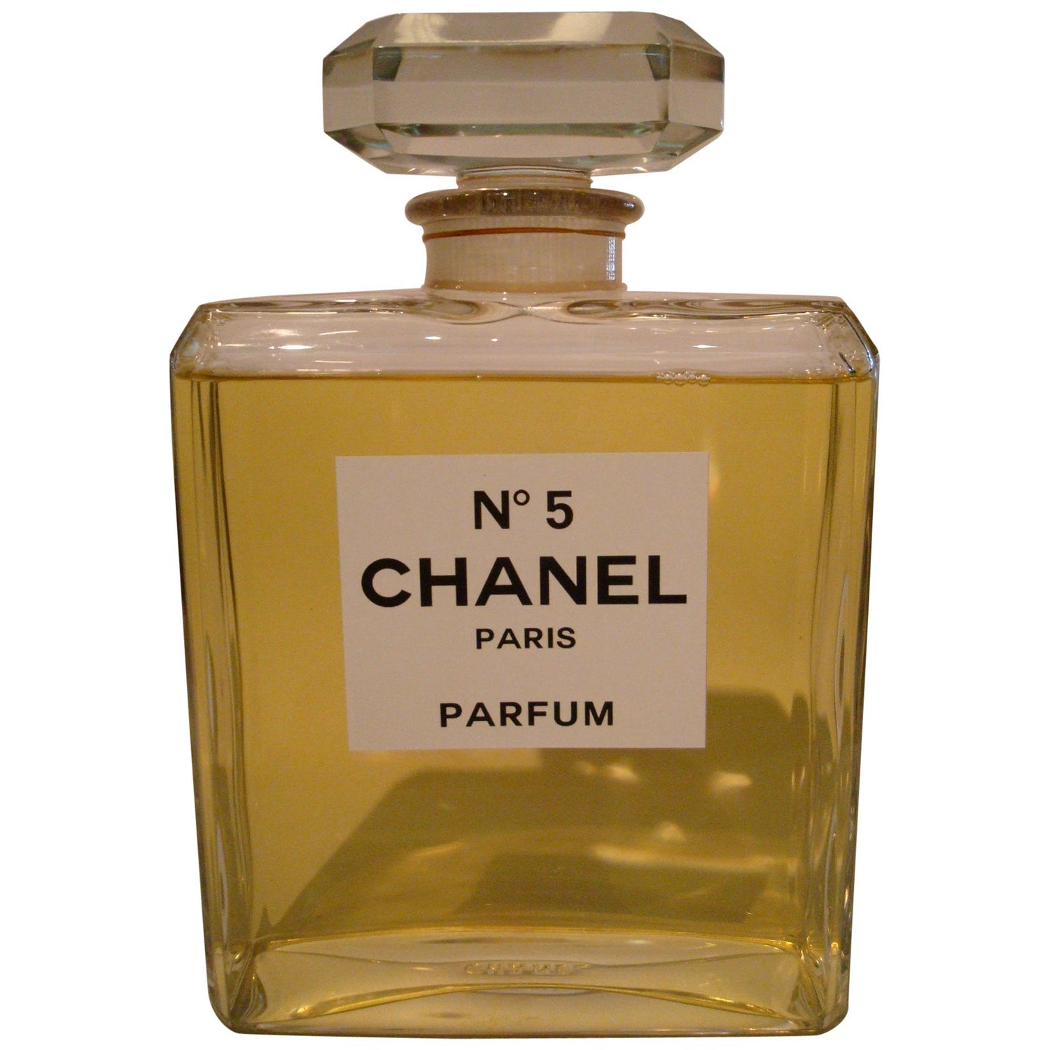 Chanel N5 Huge Store Display Perfume Bottle Advertising, France, 20th Century at 1stDibs | giant perfume chanel perfume bottle, large perfume bottles