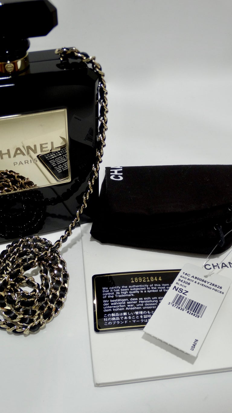 Chanel N°5 Perfume Bottle Evening-Bag at 1stDibs | chanel bottle bag