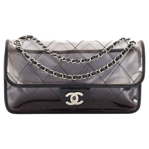 Chanel Naked Pvc Flap - For Sale on 1stDibs