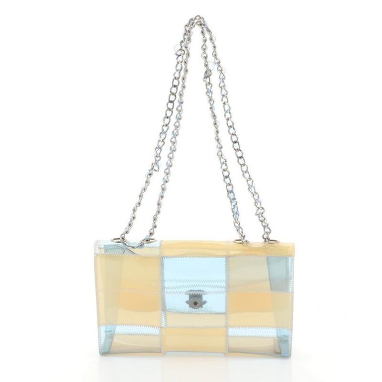 Chanel Classic Handbag Chain Bag Naked Patchwork Clear Flap 233162