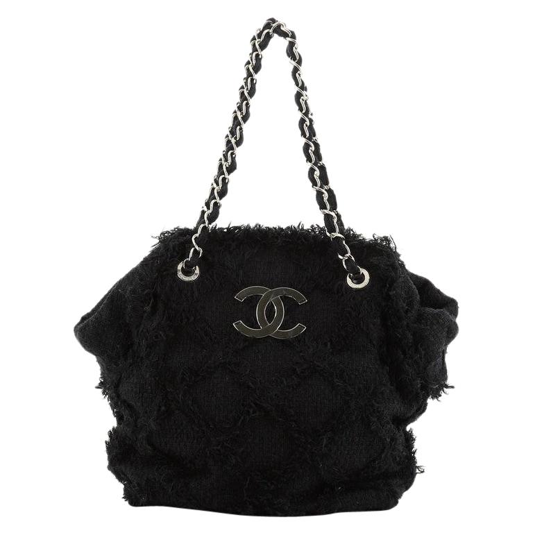 Chanel  Nature Tote Quilted Tweed