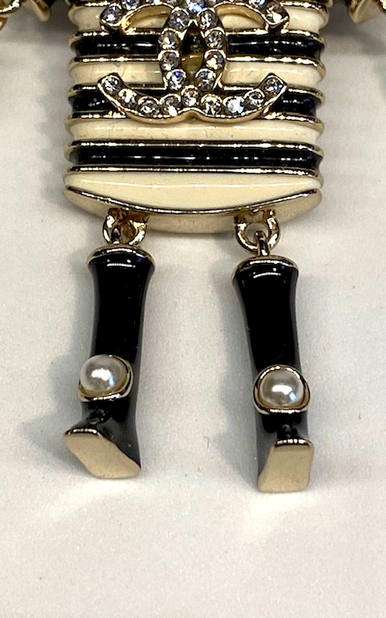 Chanel Nautical Figural Enamel Brooch, Autumn 2019 Collection 2