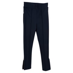 CHANEL navy blue 24N COCO NEIGE SKINNY SKI Pants 34 XXS