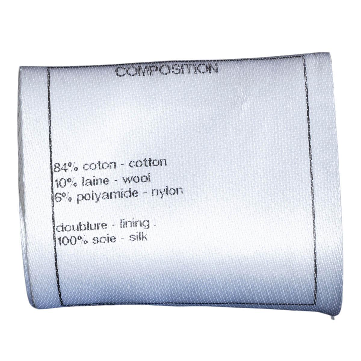 Chanel, giacca in cotone blu navy 2014 14A DALLAS DOUBLE BREASTED TWEED 38 S in vendita 5