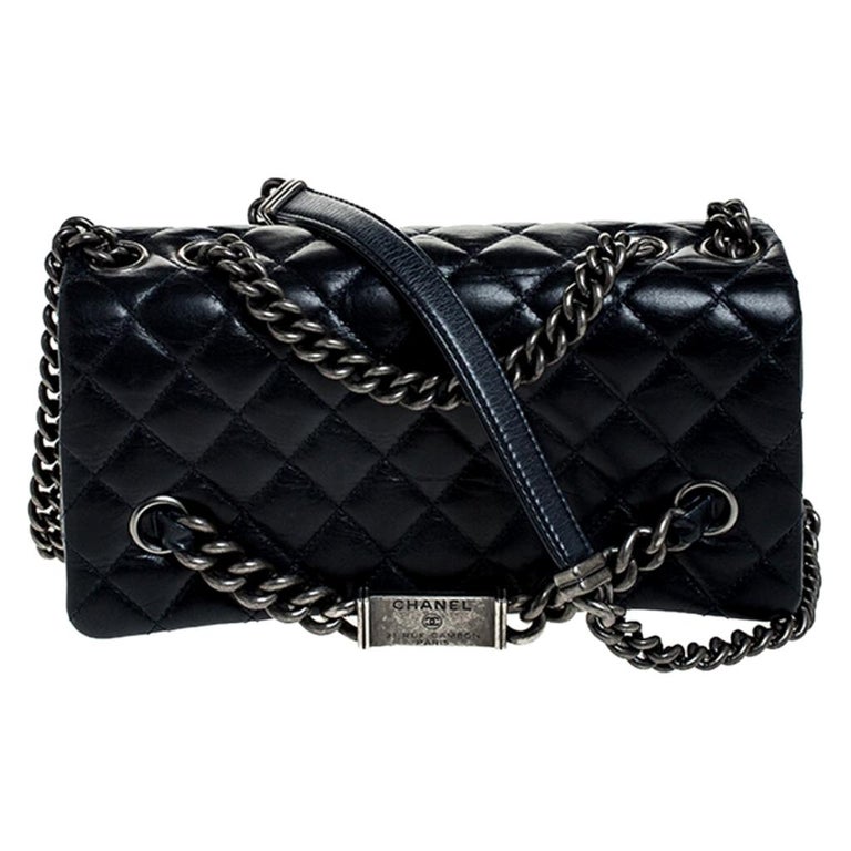 CHANEL, Bags, Chanel Black Quilted Lambskin Jumbo Single Flap Bag