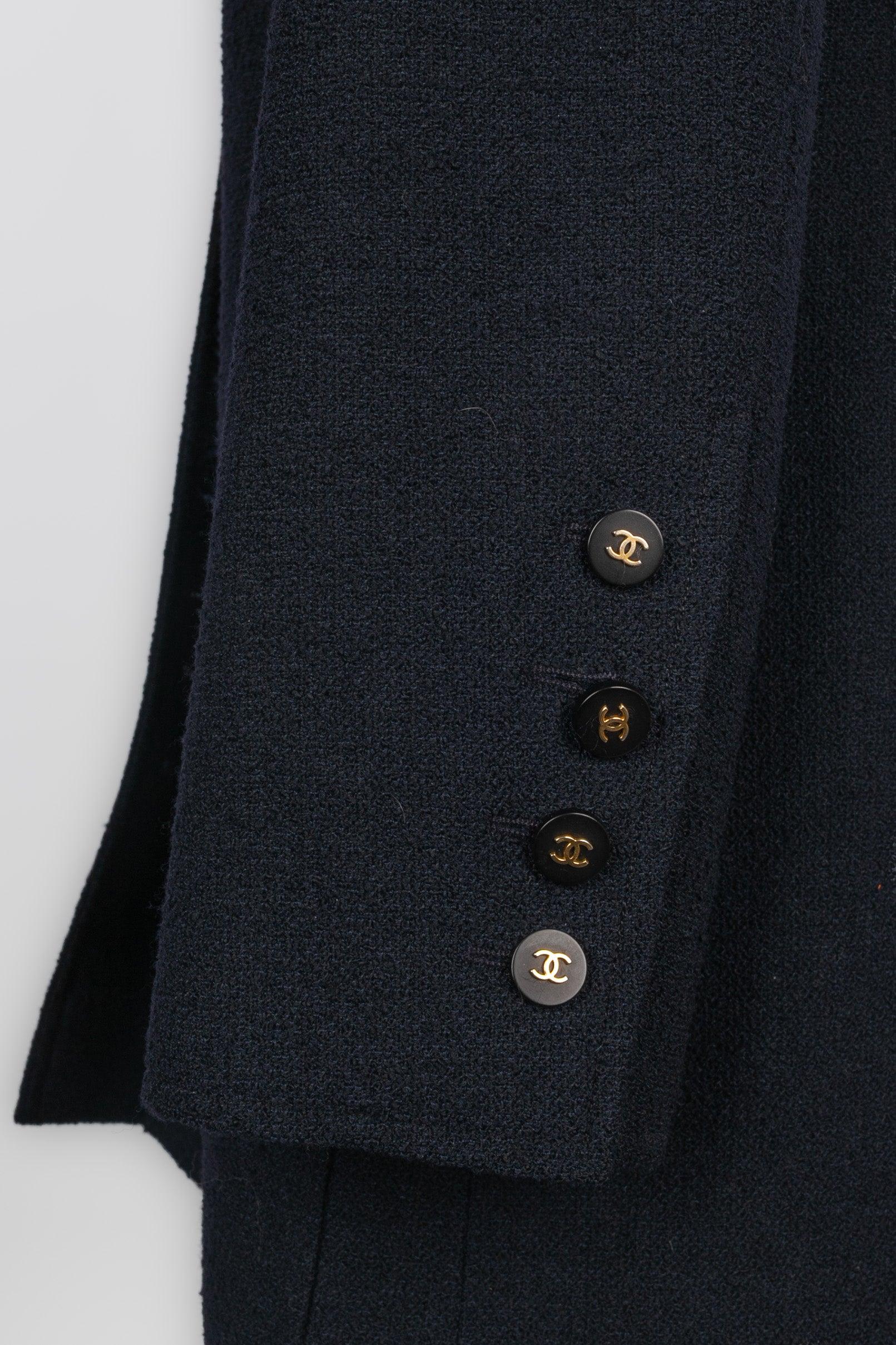 Chanel Navy-blue Tweed Jacket, 1996 1