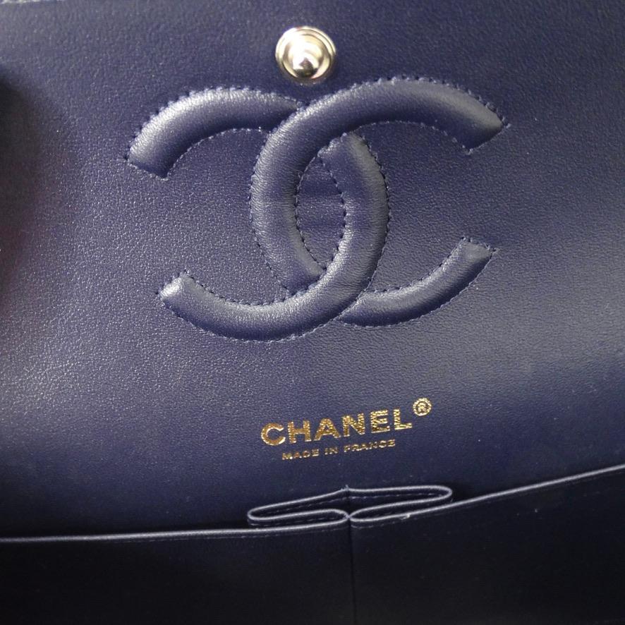 Chanel Navy Classic Double Flap 8