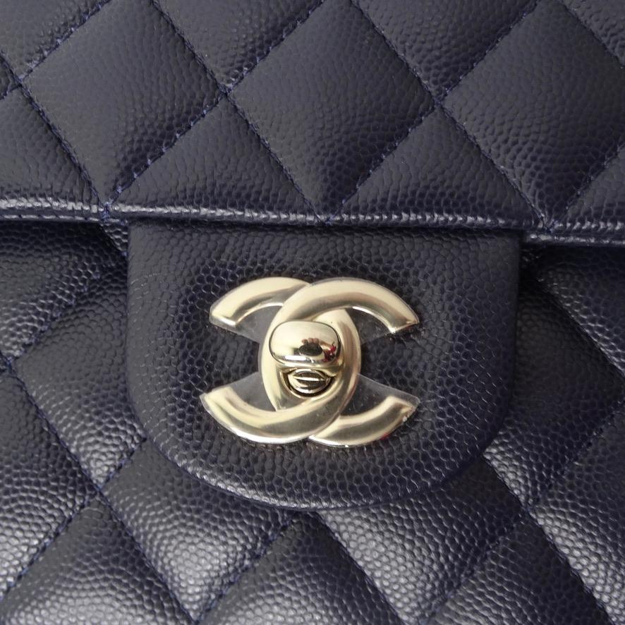 Chanel Navy Classic Double Flap 3