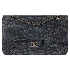 Used Chanel Navy Double Flap