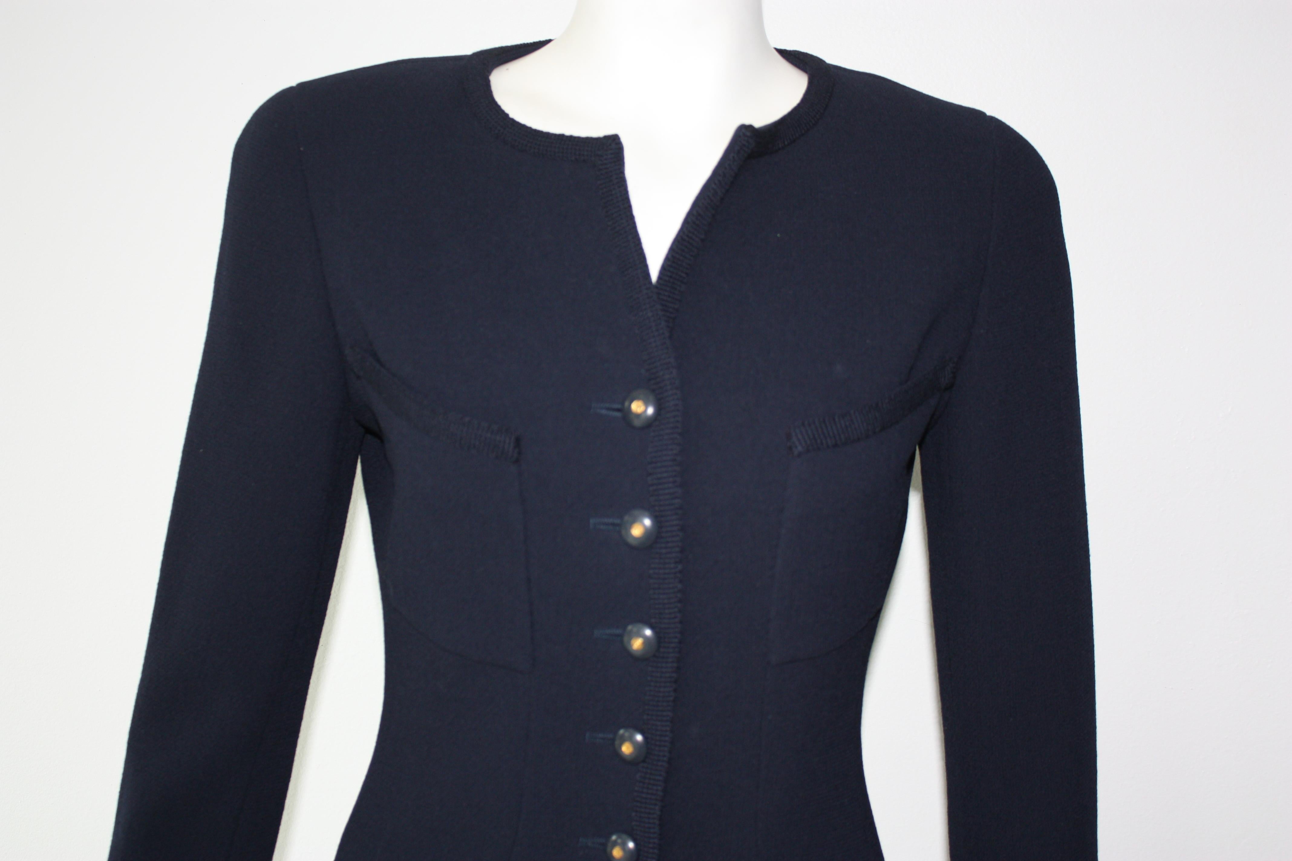 Women's or Men's CHANEL Navy Jacket 