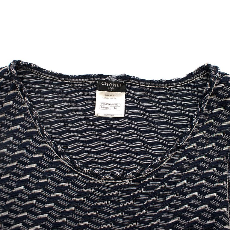 Chanel Sleeveless Knit Casual Dress 12P