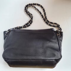 Chanel Navy Lambskin Pearl Obsession Flap Bag