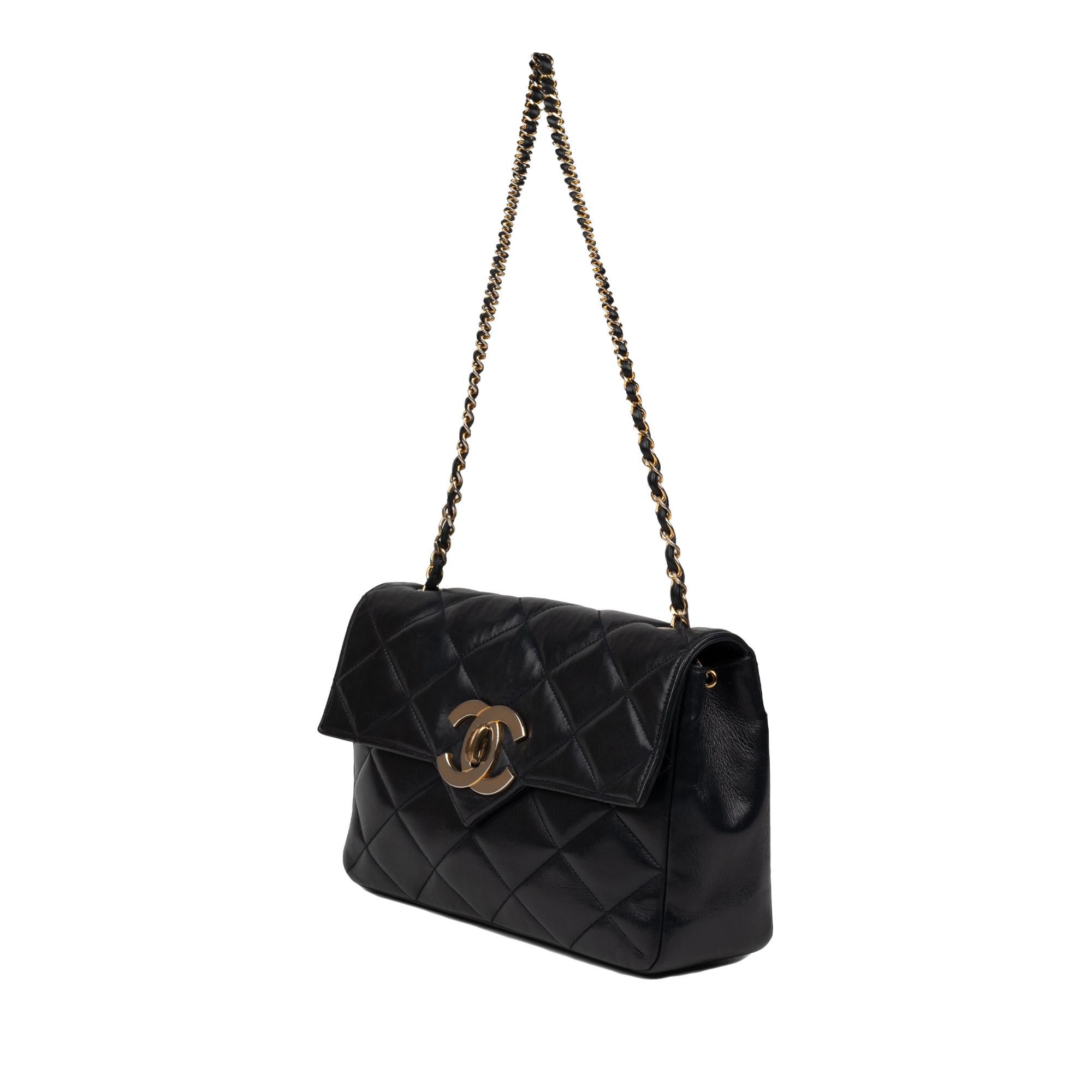 Chanel Navy Lambskin shouldr Bag 1