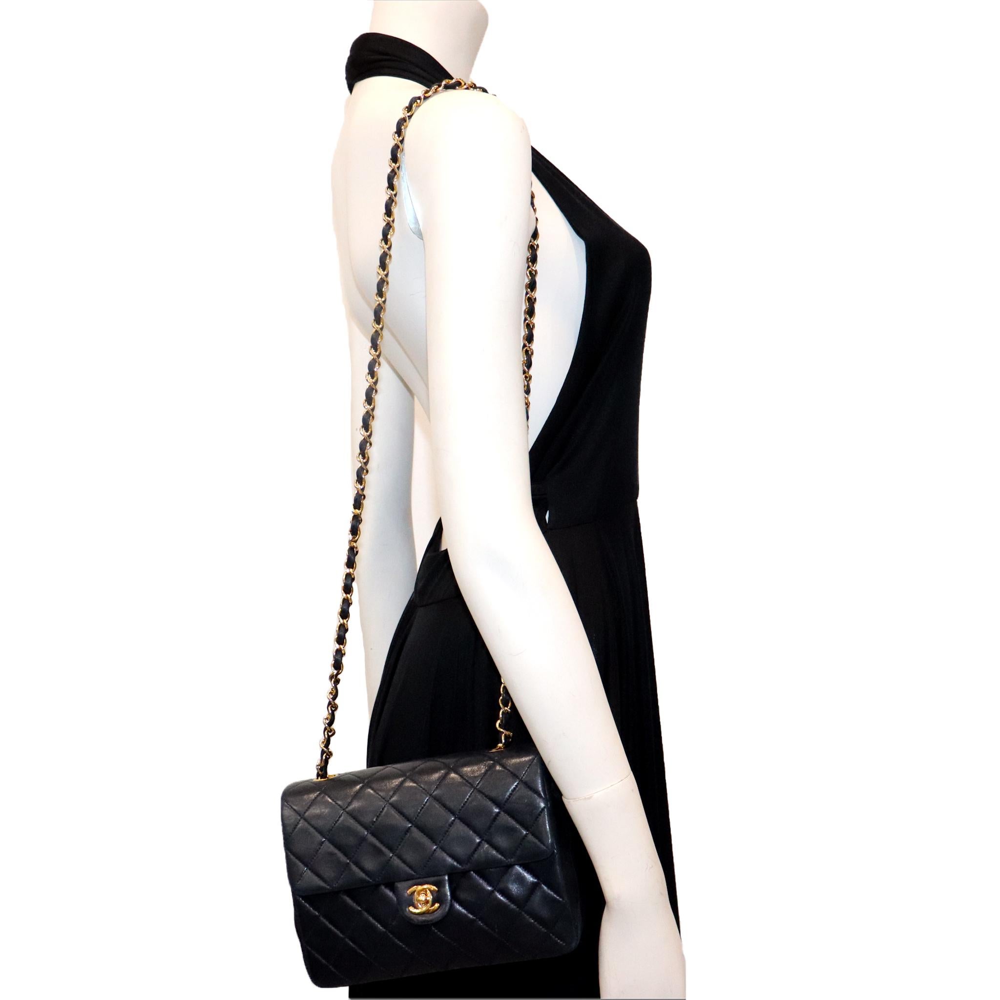 navy quilted handbag