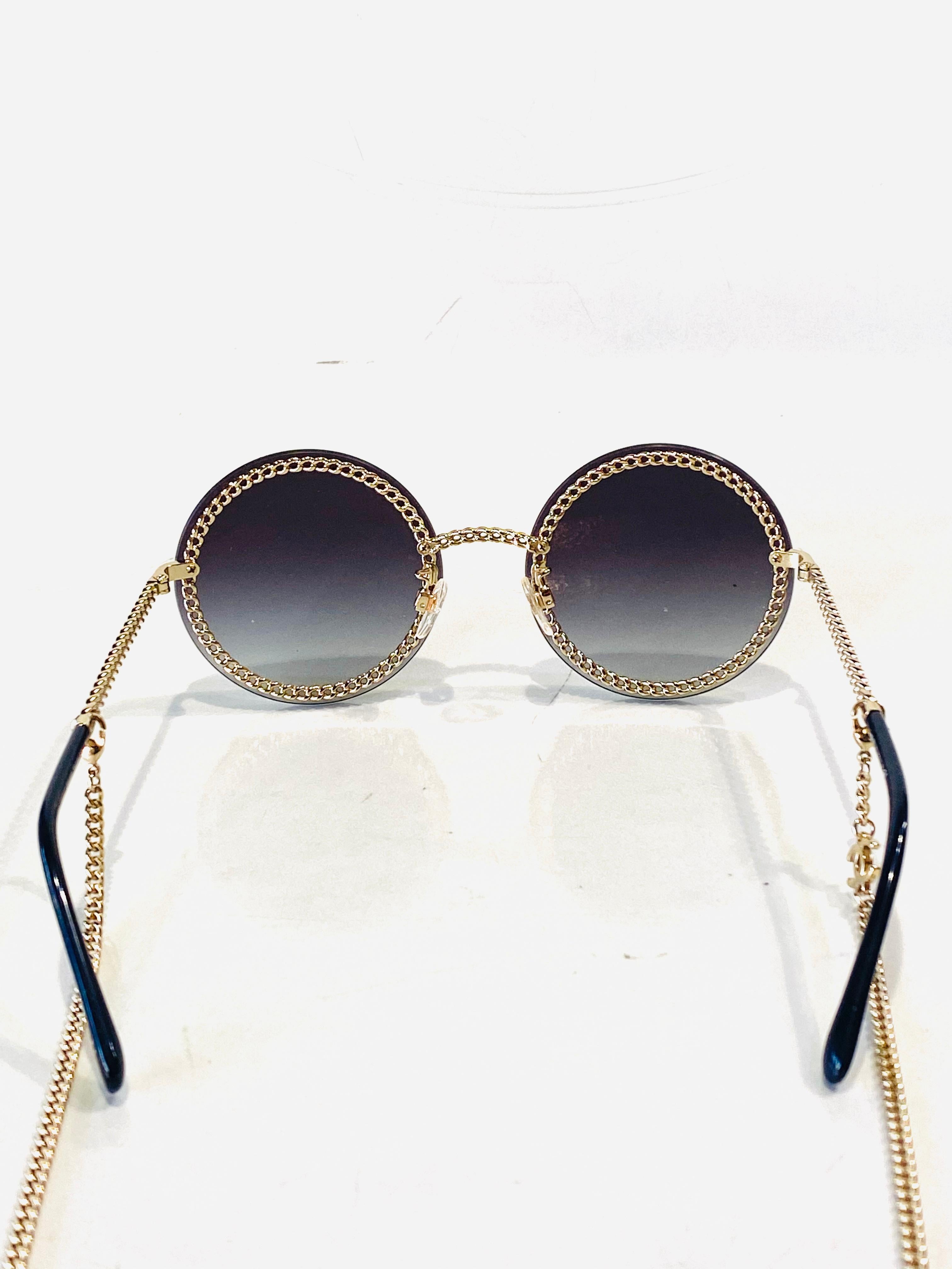 chanel sunglasses chain
