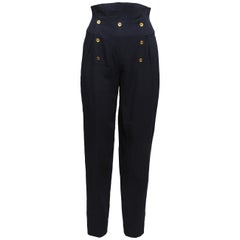 Chanel Navy Sailor Trousers