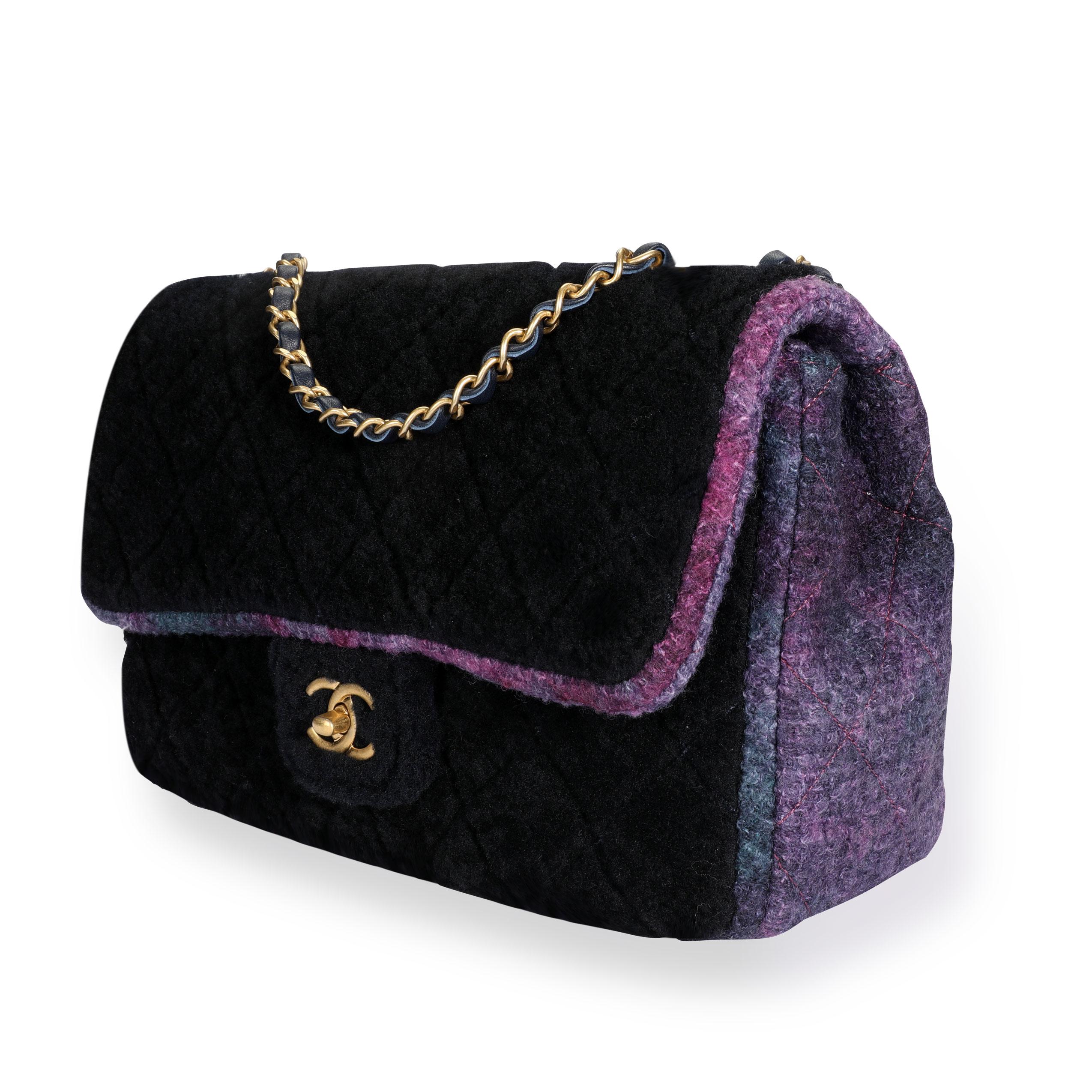 chanel purse purple